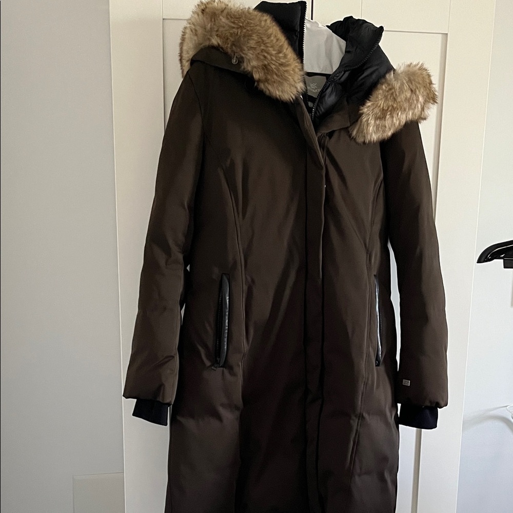 Soia & Kyo Black and Brown Coat